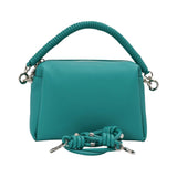 Muni Women's Sculptural Spiral Handle Satchel Hand Bag