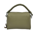 Muni Women's Sculptural Spiral Handle Satchel Hand Bag