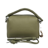 Muni Women's Sculptural Spiral Handle Satchel Hand Bag