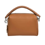 Muni Women's Sculptural Spiral Handle Satchel Hand Bag