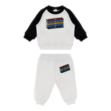 Moschino Kids Baby Boy's White & Black Jogging Suit