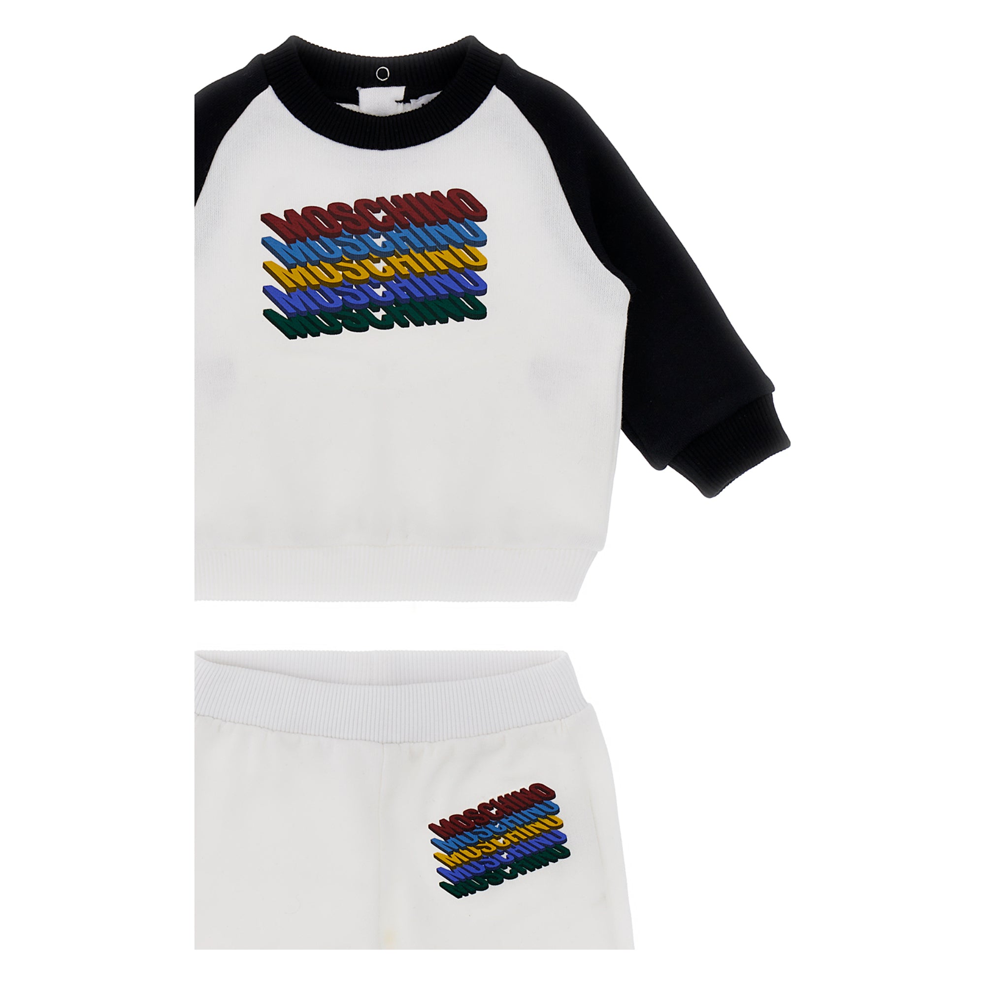 Moschino Kids Baby Boy's White & Black Jogging Suit | Baby | Baby Boy (9M - 36M) | Baby Boy Jogging Suits | Baby Collection | Baby Jogging Suits | FYFL | GCC | Jogging Suits | Winter 2024 Moschino Kids Baby Boy's White & Black Jogging Suit | Baby | Baby Boy (9M - 36M) | Baby Boy Jogging Suits | Baby Collection | Baby Jogging Suits | FYFL | GCC | Jogging Suits | Winter 2024