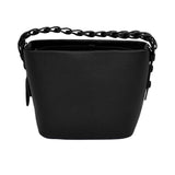 The MUNI Braided Handle Bucket Bag, a sophisticated blend of sculptural design and artisanal texture.