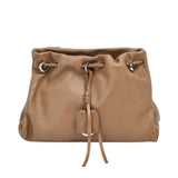 MUNI Slouchy Leather Drawstring Bag, a perfect blend of relaxed elegance and artisanal craftsmanship.