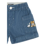 Moschino Kids Baby Boy's Waves Blue Bermuda