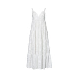 Milva Mi Women's White Long Dress