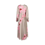 Milva Mi Women's flower Mosaic Long Dress