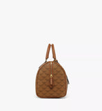 MCM Ella Boston Ladies Bag in Lauretos Cognac