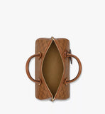 MCM Ella Boston Ladies Bag in Lauretos Cognac