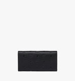 MCM Women's Aren Continental Wallet in Embossed Monogram Leather