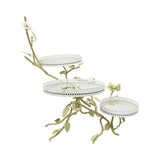 MEZZALUNA Organic Structure With 3 Round Trays With Magnets, Dimension 80 H 90