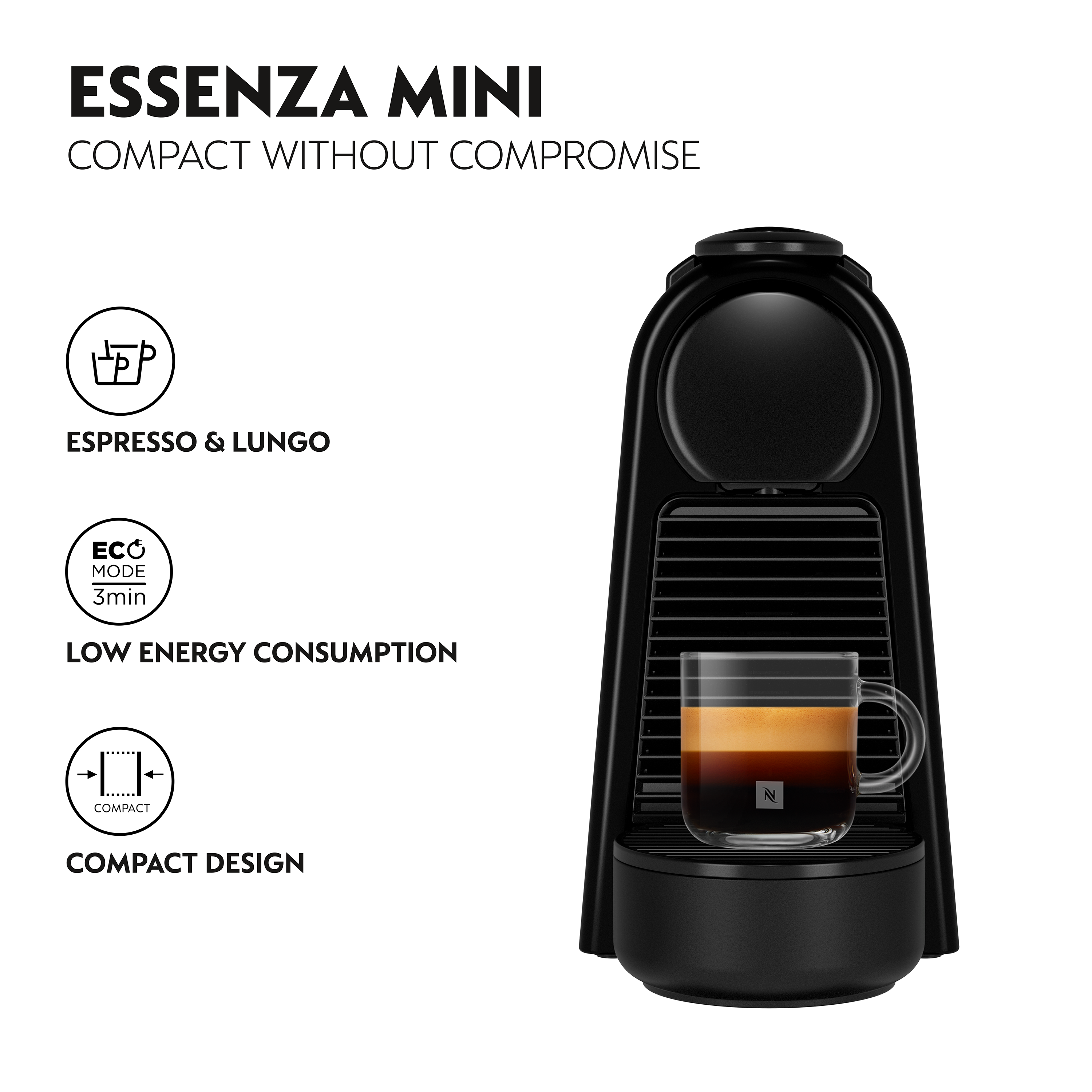 Nespresso Essenza mini D30 Black