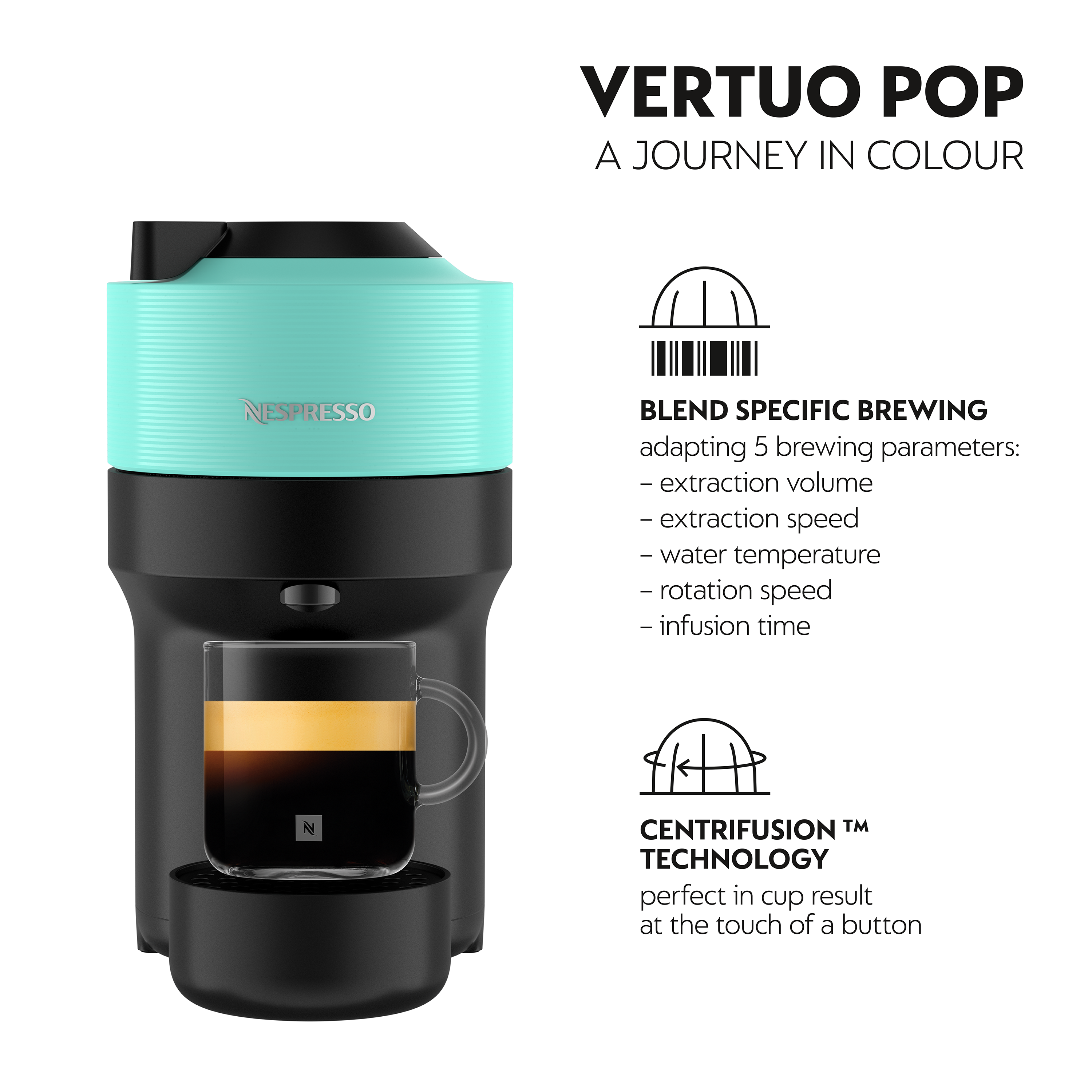 Nespresso Vertuo Pop Aqua Mint