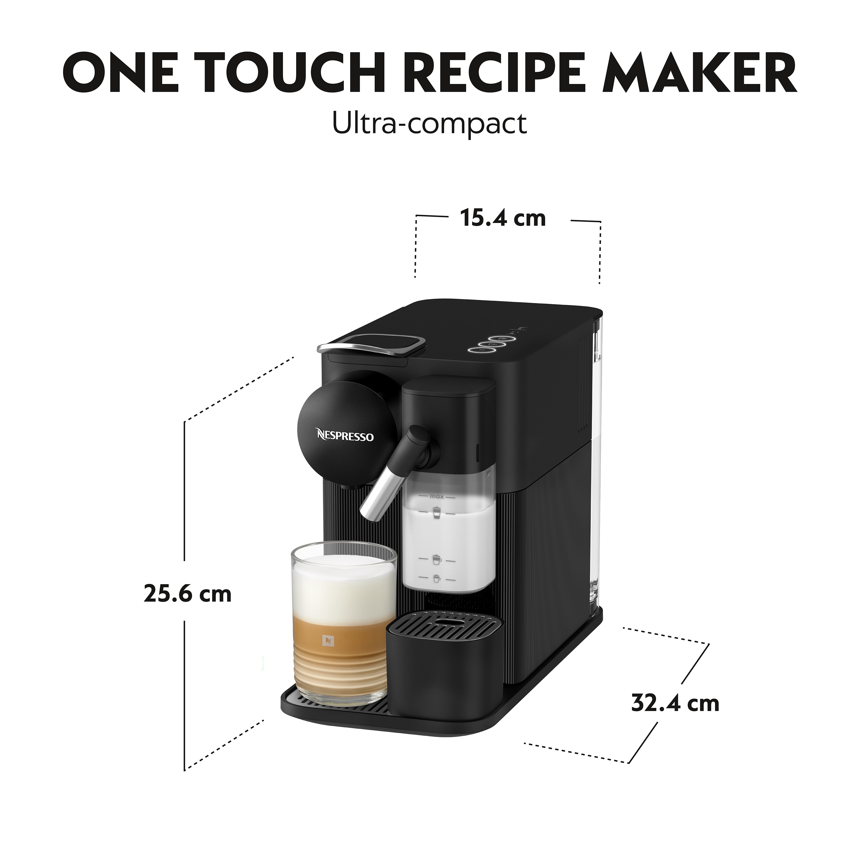 Nespresso Lattissima One Black Coffe Machine