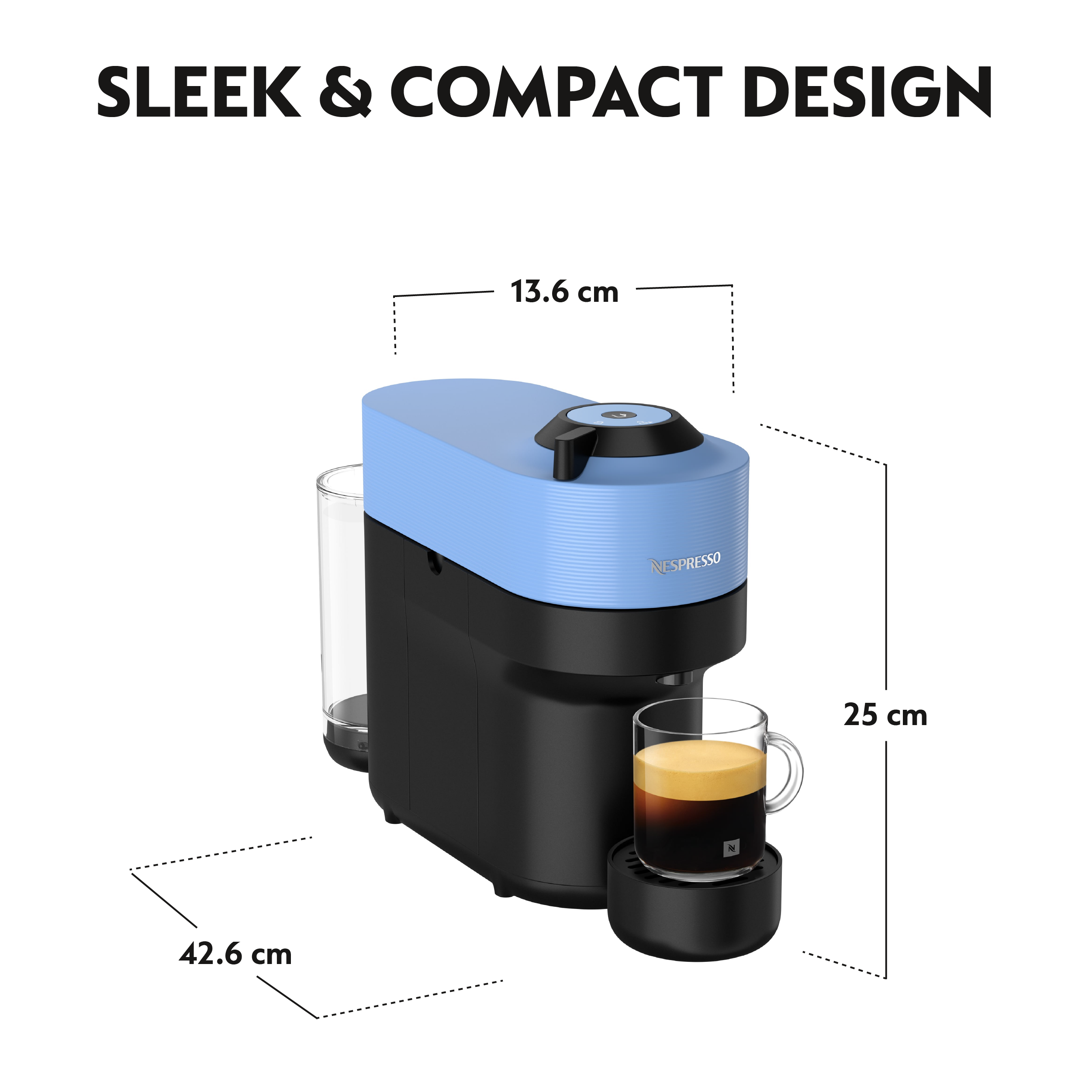 Nespresso Vertuo Pop Pacific Blue