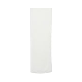 A close-up of the matching minimalist cream sheila included with the Maison Darine abaya set.