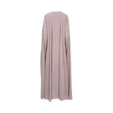 Marwa Ghassan Azura Pink Kaftan with Silver Embroidery — Shop the Latest Online