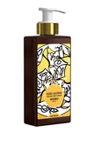 Memo Irish Leather Body Cream - 250ml Bottle of Irish Leather body cream with a gold pump on a white background