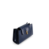 Mlouye Women's MINI ISLA Crinkled Navy Shoulder Bag