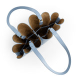 Mlouye Women's Leather Seashell Mini Tote