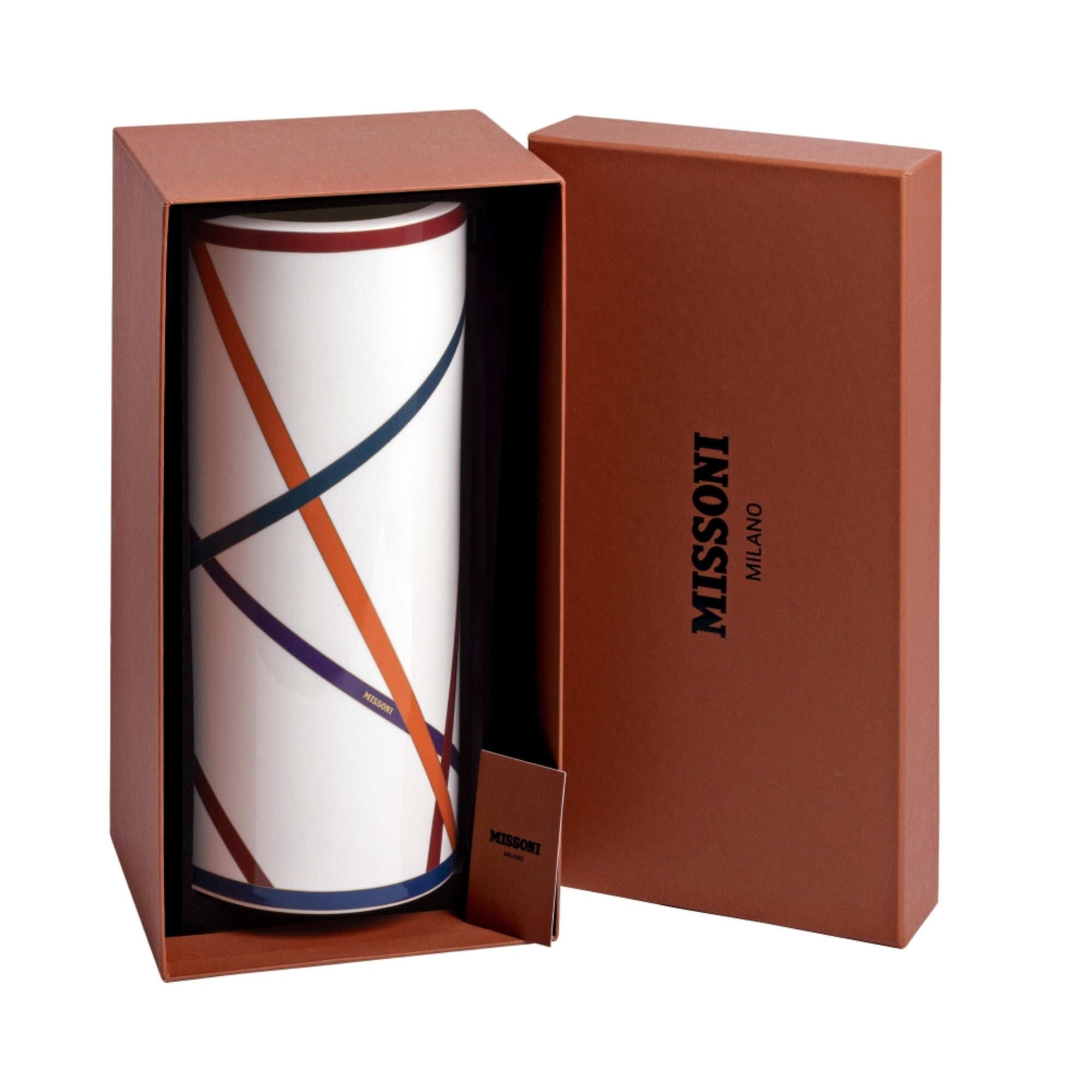 Missoni Home Nastri Multicolor Luxury Box High Vase | Home and Furniture Home | Home Décor | Spring Festival | Vase Missoni Home Nastri Multicolor Luxury Box High Vase | Home and Furniture Home | Home Décor | Spring Festival | Vase