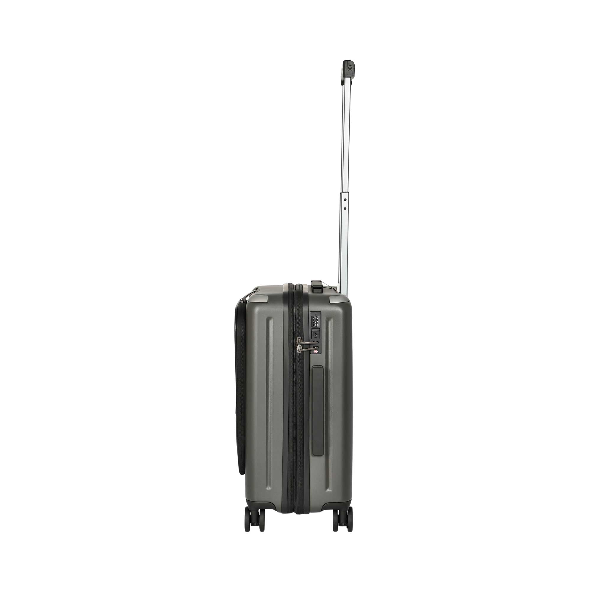 Mosafer Oakland Hard Cabin Luggage with Front Pocket and 360° Spinner Wheels – Shop Now Online