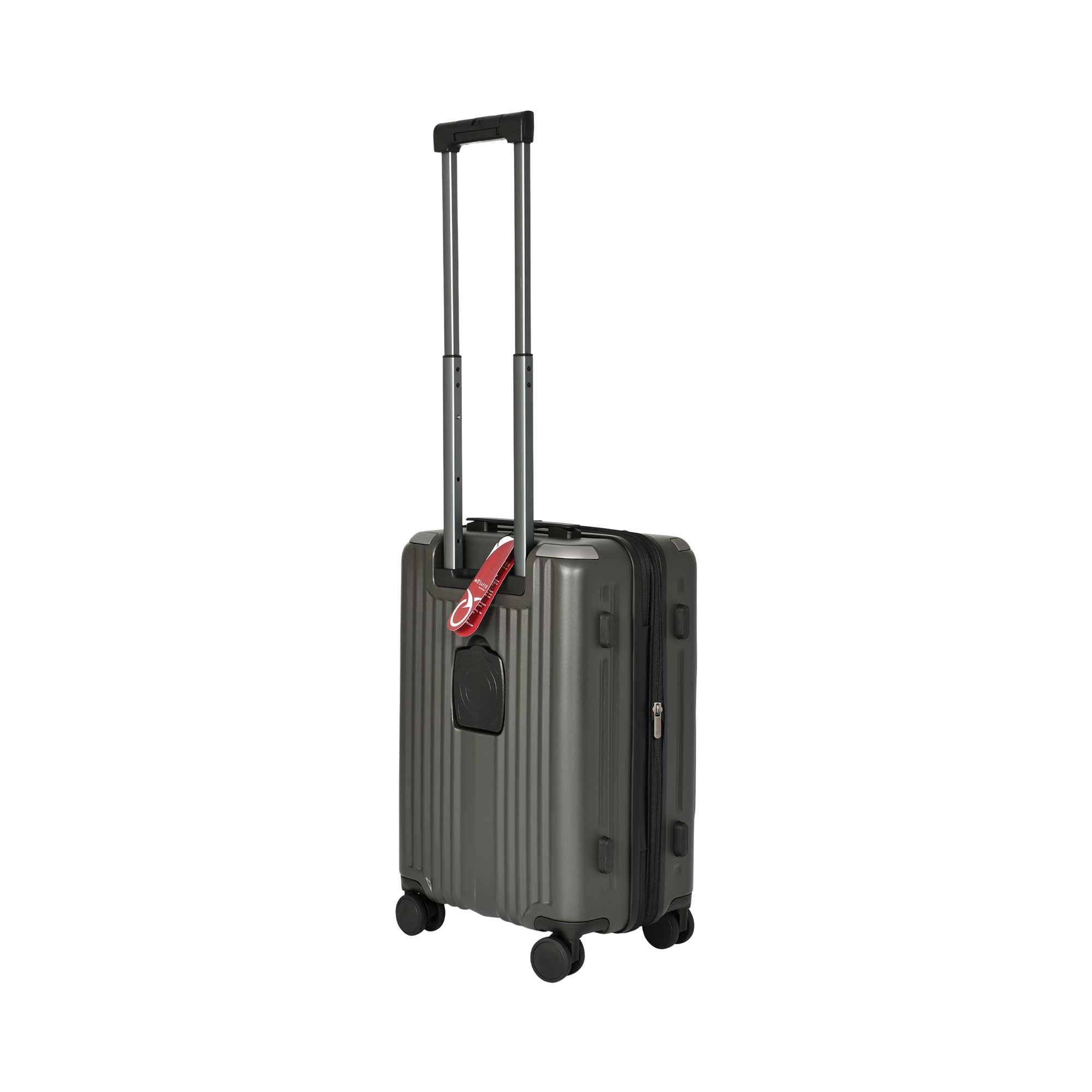Mosafer Oakland Hard Cabin Luggage with Front Pocket and 360° Spinner Wheels – Shop Now Online