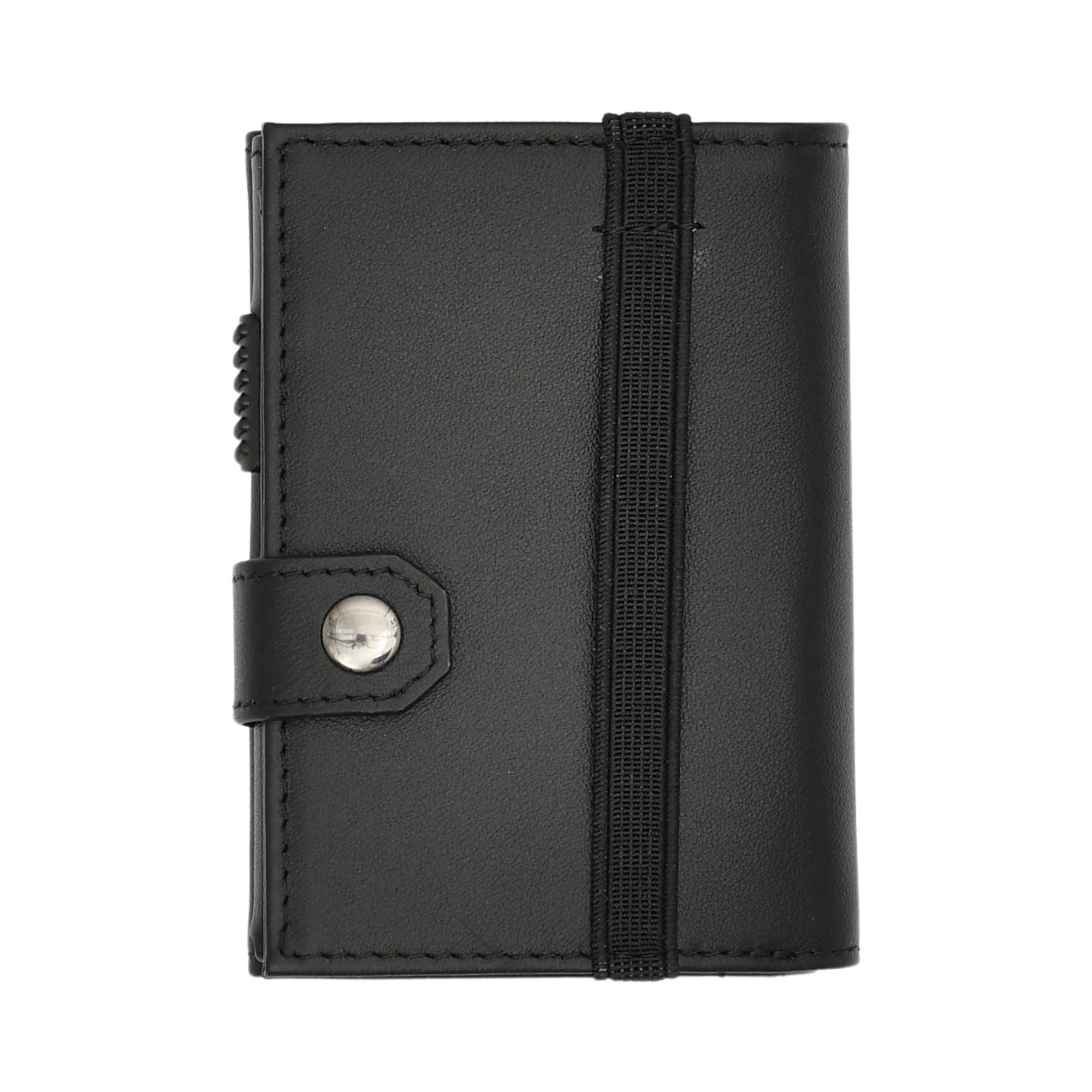 Mosafer Prestige Black Leather Wallet with RFID Blocking and Card Pop-Up System – Now Online
