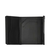Mosafer Prestige Black Leather Wallet with RFID Blocking and Card Pop-Up System – Now Online