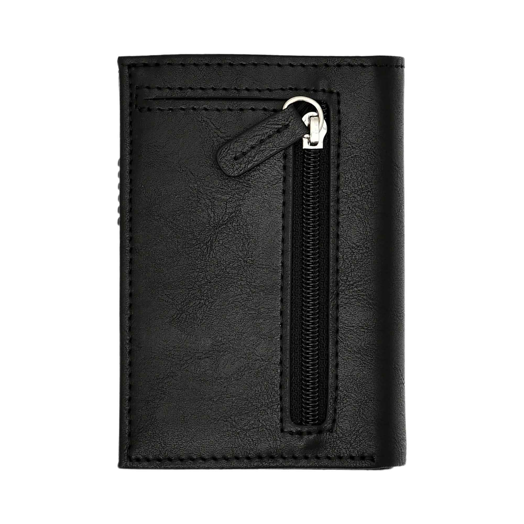 Mosafer Regent Black Leather Wallet with RFID Protection – Available for Online Purchase