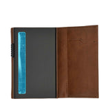 Mosafer Regent Brown Leather Wallet with Coin Pocket – Available for Online Purchase