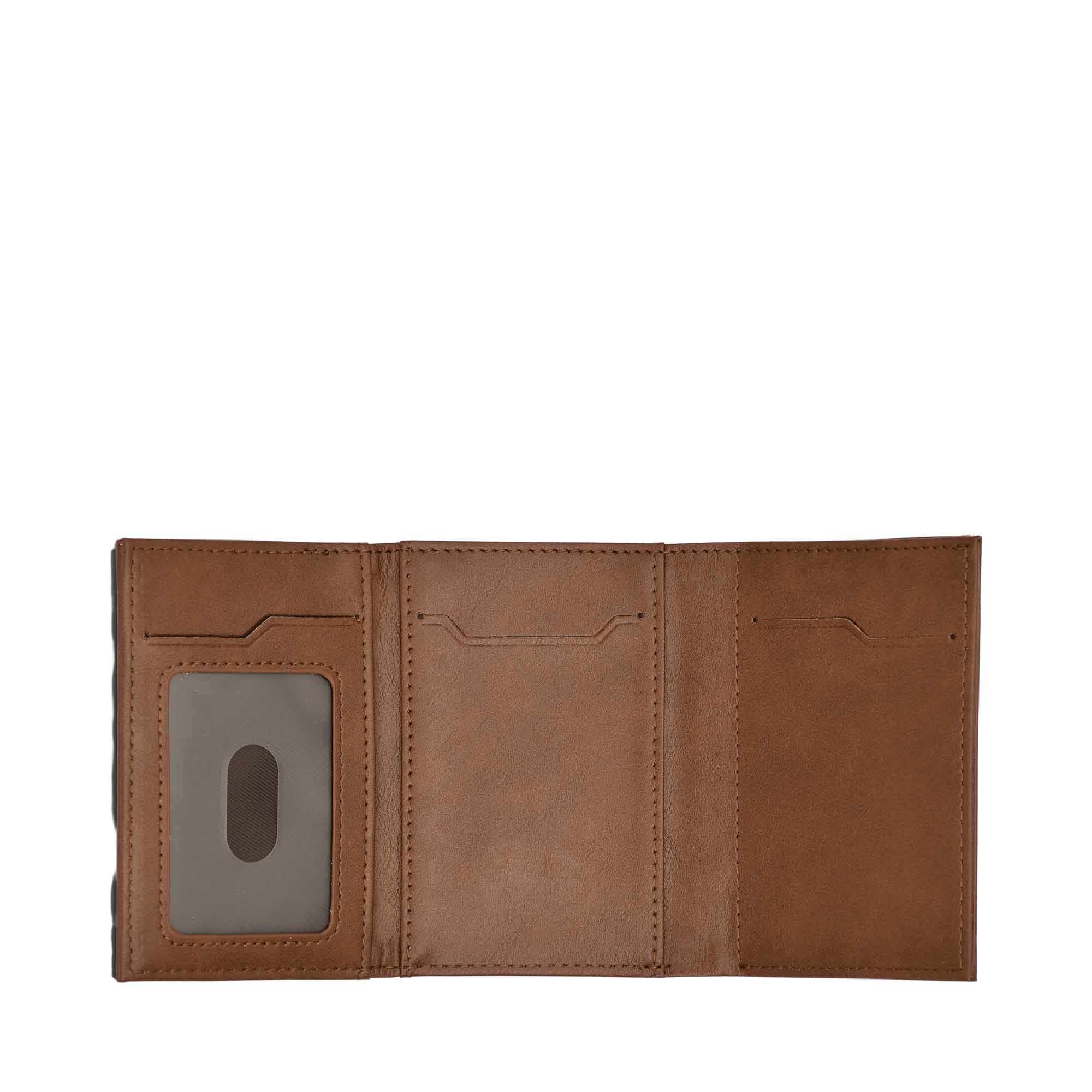 Mosafer Regent Brown Leather Wallet with Coin Pocket – Available for Online Purchase