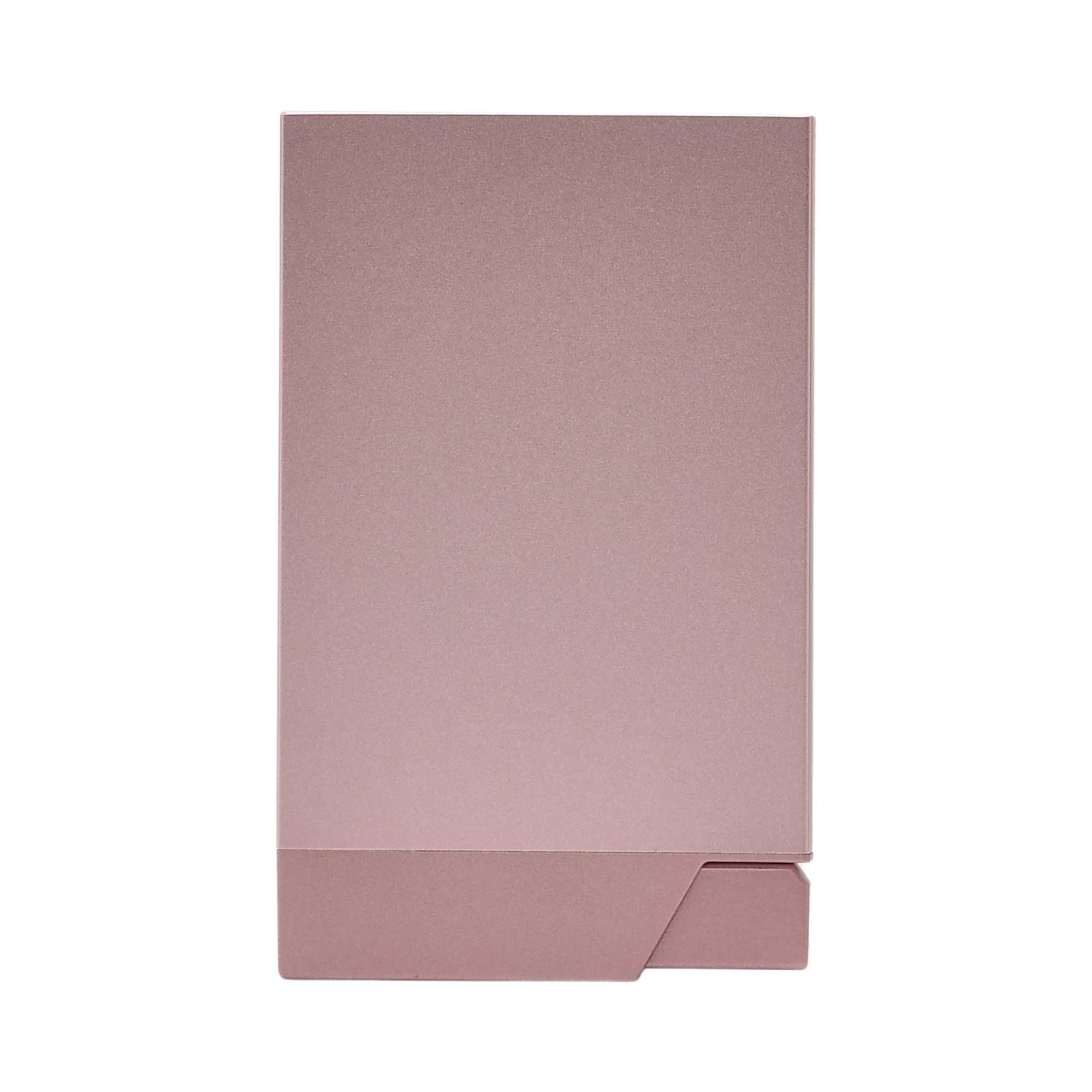 Mosafer Sleek Rose Gold Metal Wallet with Pop-Up Design – Shop Now Online