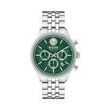 Versus Versace Colonne Men's Green Dial Silver Watch