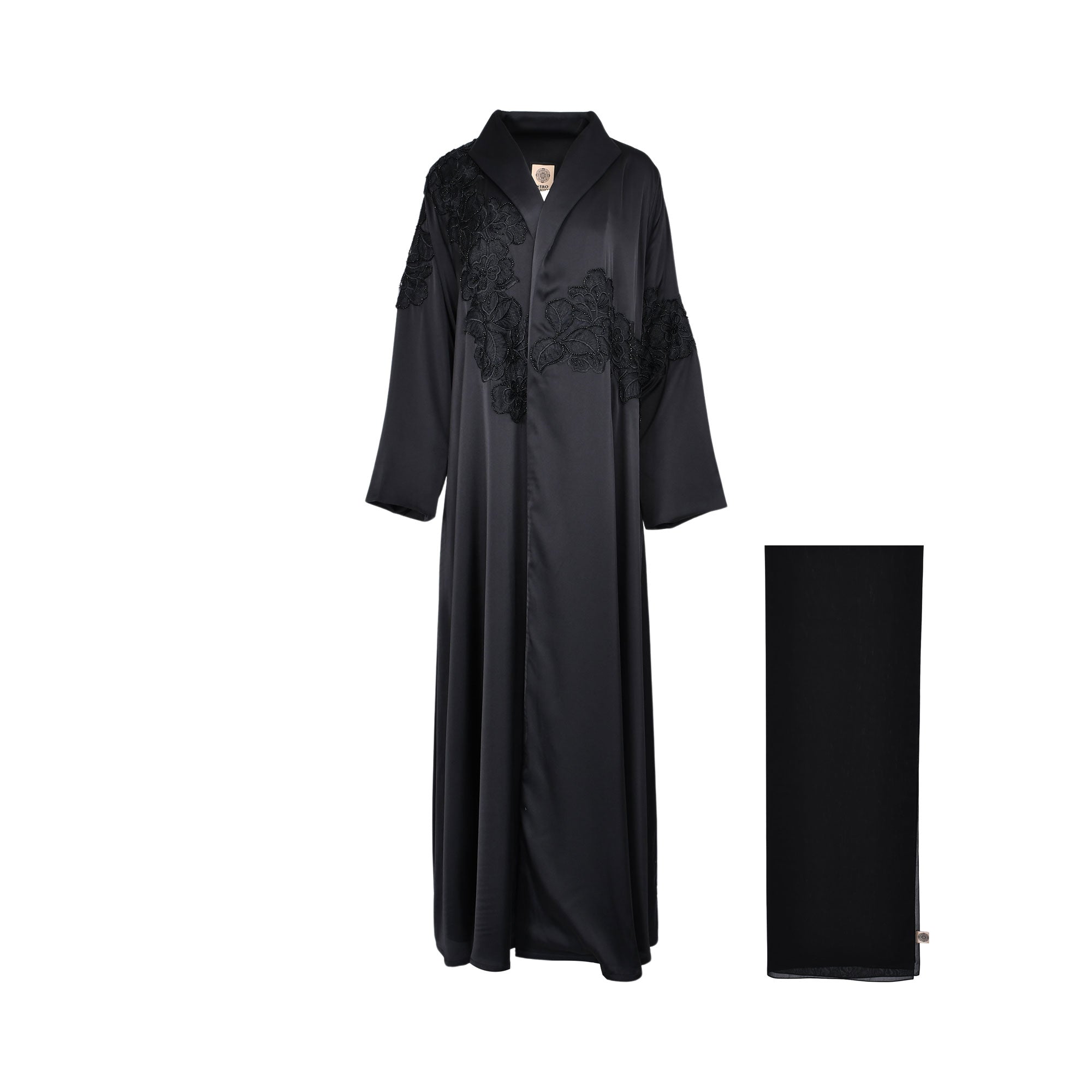 Nero Women's Black Elegant Abaya | Abaya | Clothing | Kaftans & Abayas | Women | Women All Clothing | Womens | Womens Fashion