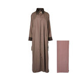 Nero Women's Brown Abaya