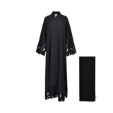 Nero Women's Black Abaya