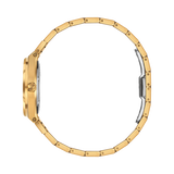 Saint Honore Haussman Women's Green Dial Stainless Steel Gold Plated Bracelet Watch