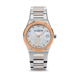 Saint Honore Haussman Ladies White MOP Stainless Steel Silver Rose Gold Watch