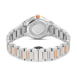 Saint Honore Haussman Ladies White MOP Stainless Steel Silver Rose Gold Watch