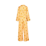 Fable and Eve Hoxton Abstract Sun Print Peach Leg Pyjama Set