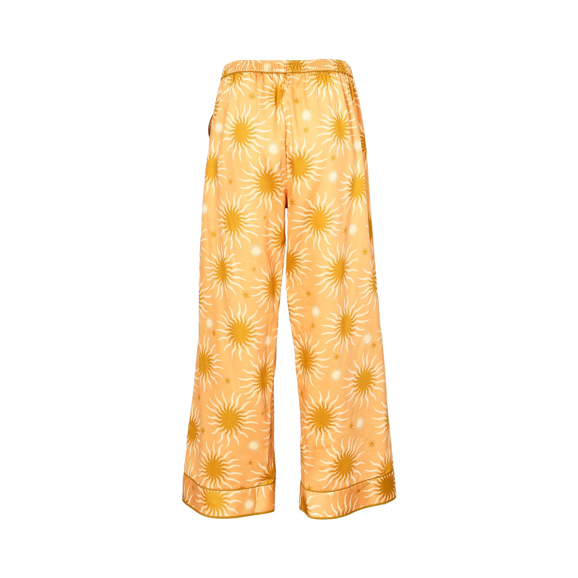 Fable and Eve Hoxton Abstract Sun Print Peach Leg Pyjama Set | All Lingerie | Lingerie | Pyjamas & Loungewear | Women | Womens Fable and Eve Hoxton Abstract Sun Print Peach Leg Pyjama Set | All Lingerie | Lingerie | Pyjamas & Loungewear | Women | Womens