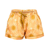 Fable and Eve Hoxton Abstract Sun Peach Print Strappy Cami And Shorts Set