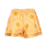 Fable and Eve Hoxton Abstract Sun Peach Print Strappy Cami And Shorts Set