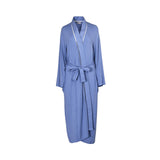 Nora Rose Brooke Cornflower Blue Jersey Long Dressing Gown
