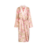 Nora Rose Sally Peach Floral Print Midi Dressing Gown