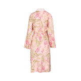 Nora Rose Sally Peach Floral Print Midi Dressing Gown