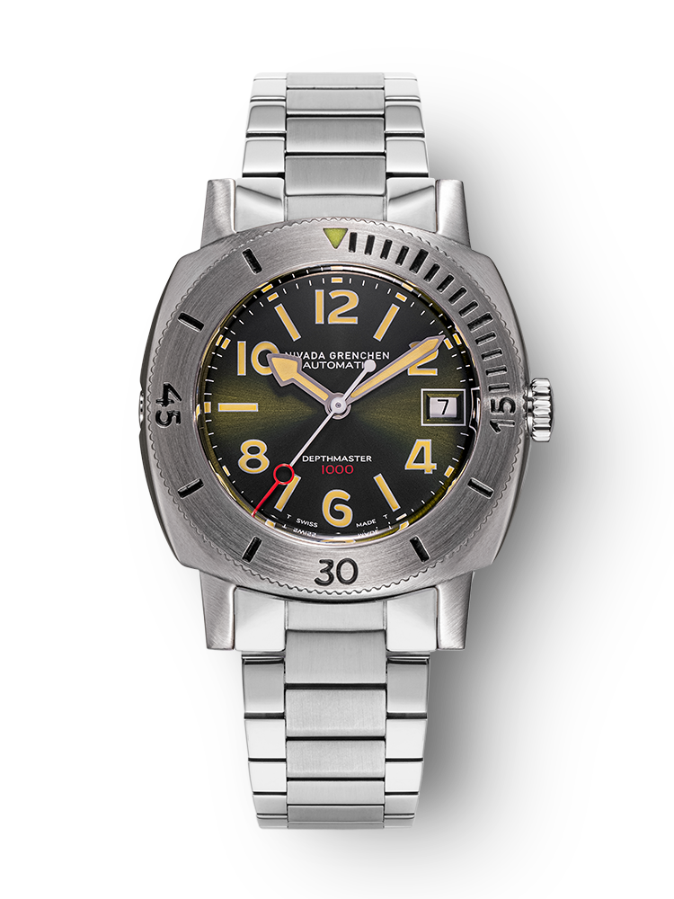Nivada Grenchen Numerals Date - Depthmaster - 14103A Men's Automatic Watch | Fashion Watches | FYFL | GCC | Men | Mens | Mens Watches | Watches Nivada Grenchen Numerals Date - Depthmaster - 14103A Men's Automatic Watch | Fashion Watches | FYFL | GCC | Men | Mens | Mens Watches | Watches