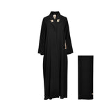 Nero Women’s Casual Black/Gold Abaya – Shop Now Online