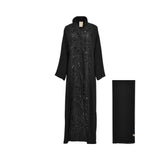Nero Women’s Wedding Black Abaya – Available Online Now